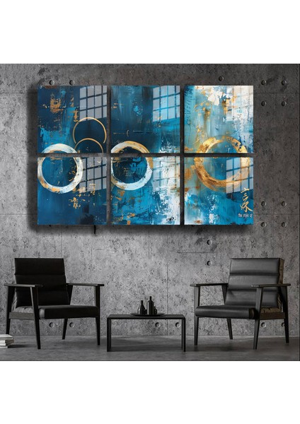 Sanat^# Soyut Desen Cam Tablo 04 modelleri