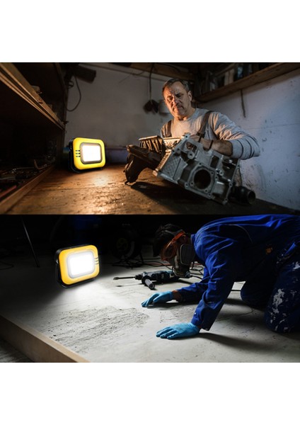 1200LM Güneş Kamp Lambası Dış Aydınlatma El Feneri Acil Şarj Edilebilir Manyetik Tutma LED Çalışma Işığı 7500 Mah Yeşil (Yurt Dışından) modelleri