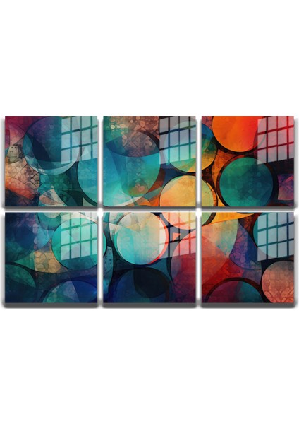 Sanat^# Gerçek Soyutluk-3 /dinamik Rüya Cam Tablo 39