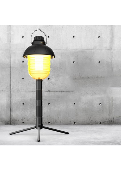 Çok Fonksiyonlu Açık Kamp Işık Standı Kamera Canlı Standı Tripod Standı Taşınabilir Depolama Lamba Rafı (Yurt Dışından)