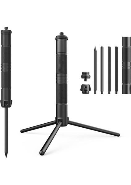 Çok Fonksiyonlu Açık Kamp Işık Standı Kamera Canlı Standı Tripod Standı Taşınabilir Depolama Lamba Rafı (Yurt Dışından) indirimleri
