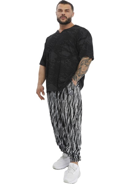 Erkek Loose Fit Paçası Lastikli Eşofman Altı Jogger Pantolon Bgsm PNT1411 modelleri