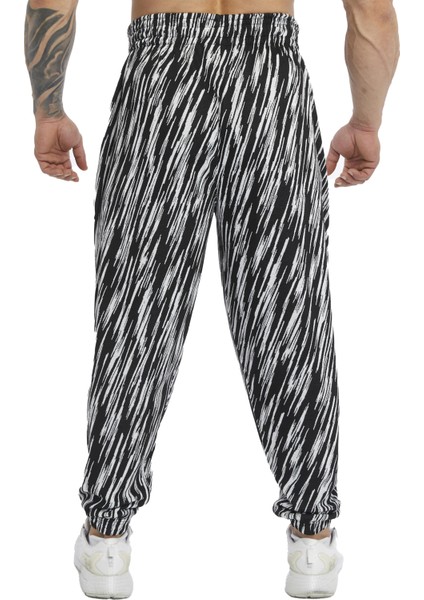 Erkek Loose Fit Paçası Lastikli Eşofman Altı Jogger Pantolon Bgsm PNT1411 fırsatları