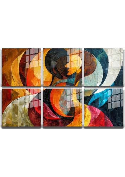 Sanat^# Gerçek Soyut-1 /zihin- Cam Tablo 12