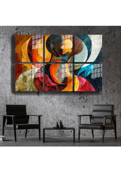 Sanat^# Gerçek Soyut-1 /zihin- Cam Tablo 12 modelleri