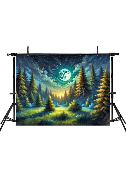 Gizemli Gece Güzellikleri: Arka Plan 200x150cm, Stüdyo Fonu fiyatları