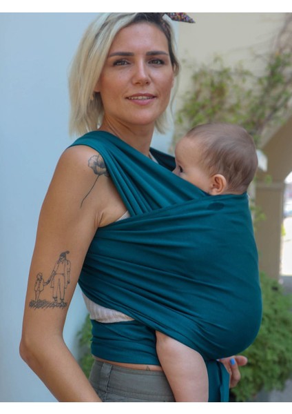 Esnek Wrap Sling – Petrol Yeşili