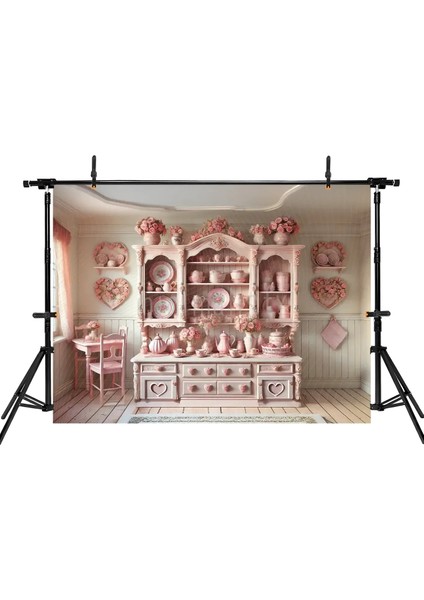 Romantik Pembe ile Dolu Arka Plan 200x150cm, Stüdyo Fonu fiyatları