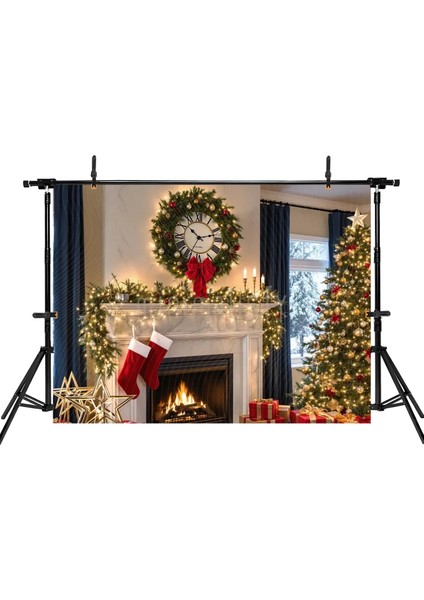 Noel Temalı Arka Plan, 200x150cm, Sevimli ve Sıcak Bir Atmosfer için Stüdyo Fonu fiyatları