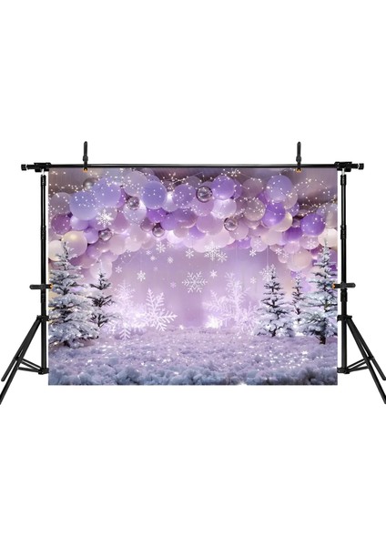 Büyülü Kış Manzarası ile Işıldayan Arka Plan, 200x150cm, Stüdyo Fonu fiyatları