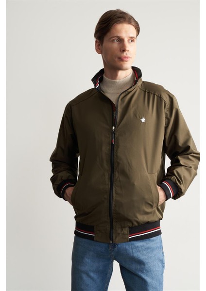 Çetinkaya Mentality 7342 Haki Bondit Kapuşonlu Mont