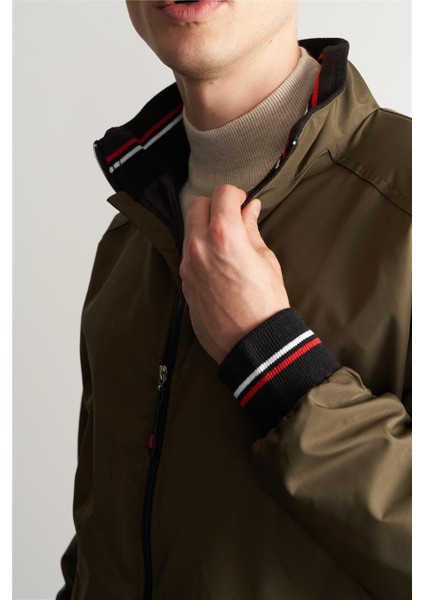 Çetinkaya Mentality 7342 Haki Bondit Kapuşonlu Mont modelleri