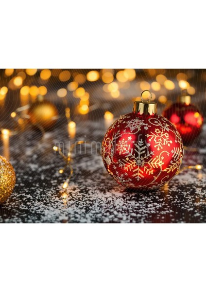 Büyüleyici Noel Temalı Arka Plan, 200x150cm, Stüdyo Fonu