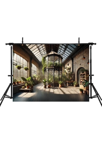 Şık Bitki Bahçesi Arka Plan, 200x150cm, Stüdyo Fonu fiyatları