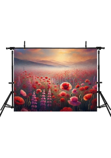 Göz Alıcı Papatya Tarlası | 200x150cm | Stüdyo Fonu