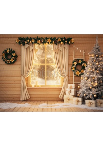 Sıcak Bir Kış Masalı: Arka Plan 200x150cm, Stüdyo Fonu