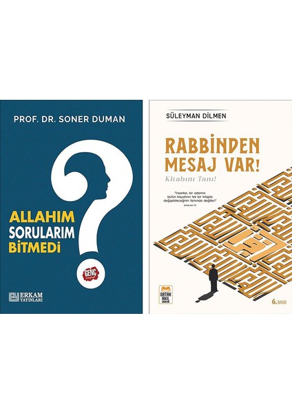 Allahım Sorularım Bitmedi - Rabbinden Mesaj Var! 2 Kitap