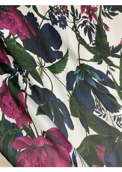 Şifon Saten Desenli Kumaş fiyatları