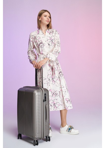 Polipropilen 3'lü Kırılmaz Valiz Seti Lacivert modelleri