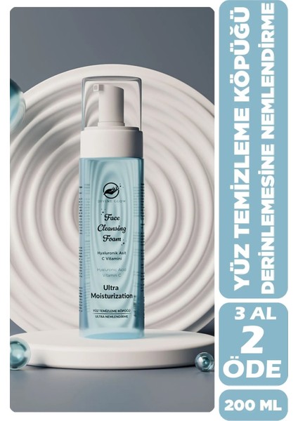Hydration Therapy Kuru ve Hassas Ciltlere 4d Hyaluronik Asit & C Vitamini Yüz Temizleme Köpüğü 200 ml