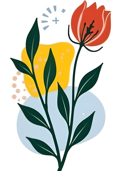 Matisse - Boho - Art Deco - Soyut - Doğa ( 3 Lü Çerçevesiz ) Poster - Afiş - Tablo KR2C01289/ modelleri