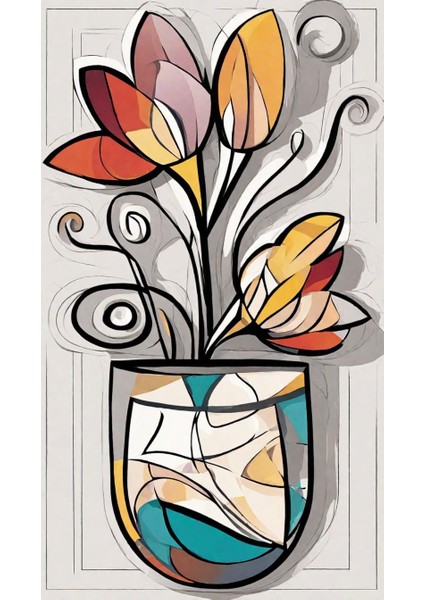 Matisse - Boho - Art Deco - Soyut - Doğa ( 3 Lü Çerçevesiz ) Poster - Afiş - Tablo KR2C01292/ modelleri