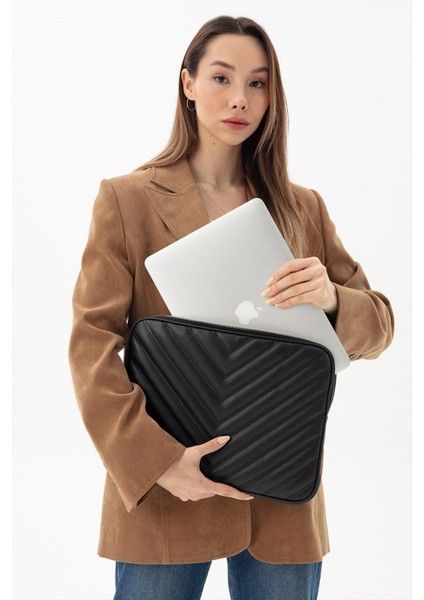 Macbook Air Pro Mussen 13” & 14”inç Uyumlu Laptop & Evrak Çantası