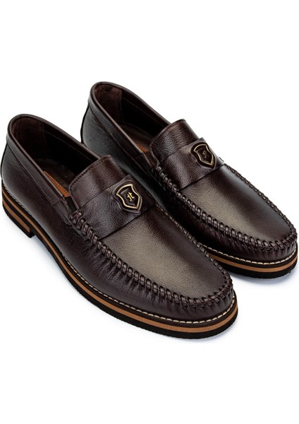 Erkek Deri Kahverengi Loafer Ayakkabı 1008 3390 Erk Ayk SK24-25 Kahve Dr fiyatları