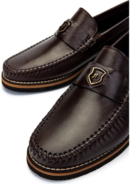 Erkek Deri Kahverengi Loafer Ayakkabı 1008 3390 Erk Ayk SK24-25 Kahve Dr fırsatları