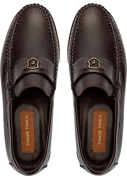 Erkek Deri Kahverengi Loafer Ayakkabı 1008 3390 Erk Ayk SK24-25 Kahve Dr indirimleri