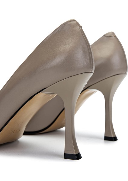 Kadın Deri Vizon Topuklu Ayakkabı 22 5125 Bn Ayk SK24-25 Vızon Dr fırsatları