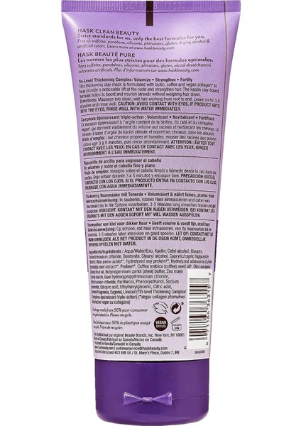 Biotin Boost Kalınlaştırıcı Kil Maskesi 178ML