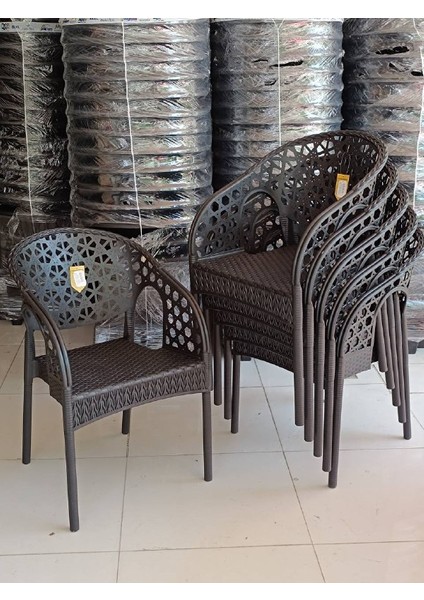 Lotus Rattan Bahçe Balkon Masa Takımı 6 Kişilik 90 x 150 cm Camsız Set 1. Kalite fırsatları