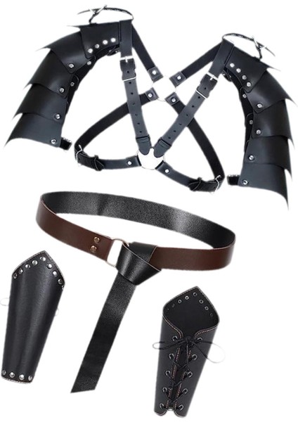 Rol Yapma Cosplay Gösterileri Için Ortaçağ Omuz Omuz Askısı Vücut Göğüs Koşum Takımı (Yurt Dışından) modelleri