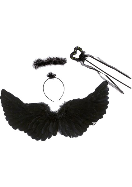 I Cosplay Kostüm Aksesuarı Cadılar I Partisi Için Saç Bandı Kamışı ile 60 cm x 35 cm (Yurt Dışından)