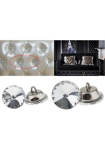 18MM Için Metal Döngü Yuvarlak Düğ ile 25 Rhinestone Kristal Düğ (Yurt Dışından) indirimleri