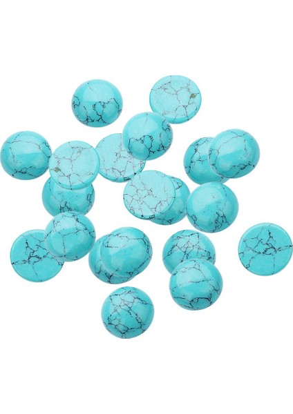 Takı Yapımı Için 20 Mavi Taş Flatback Cabochons 6mm (Yurt Dışından)