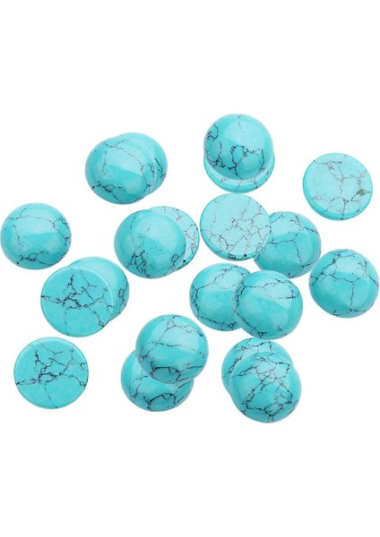 Takı Yapımı Için 20 Mavi Taş Flatback Cabochons 6mm (Yurt Dışından)