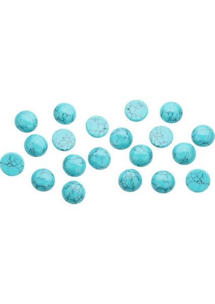 Takı Yapımı Için 20 Mavi Taş Flatback Cabochons 6mm (Yurt Dışından)