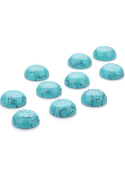 Takı Yapımı Için 20 Mavi Taş Flatback Cabochons 6mm (Yurt Dışından)