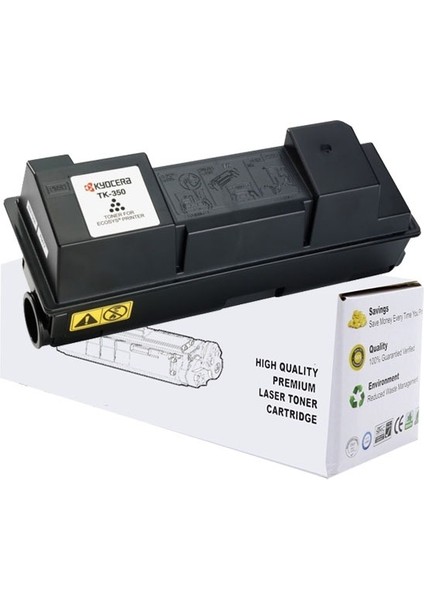 Kyocera TK-350 / Kyocera FS-3640 Yazıcı Uyumlu Muadil Toner 2'li Paket