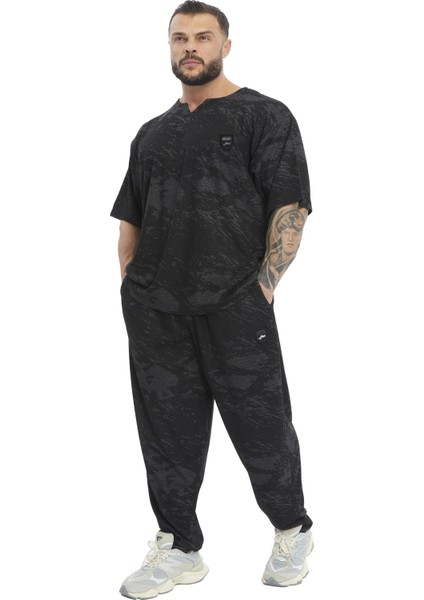Oversize T-Shirt Teknik Kamuflaj Spor Rag Top Bgsm 3365