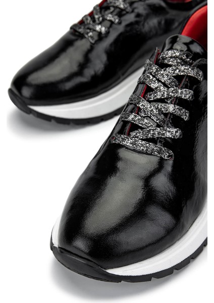 Kadın Siyah Rugan Sneakers & Spor Ayakkabı 1071 I900 Bn Ayk SK24-25 Sıyah Krsk Rgn fırsatları