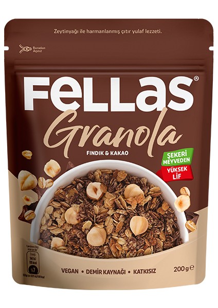 Granola - Fındık & Kakao (200g)