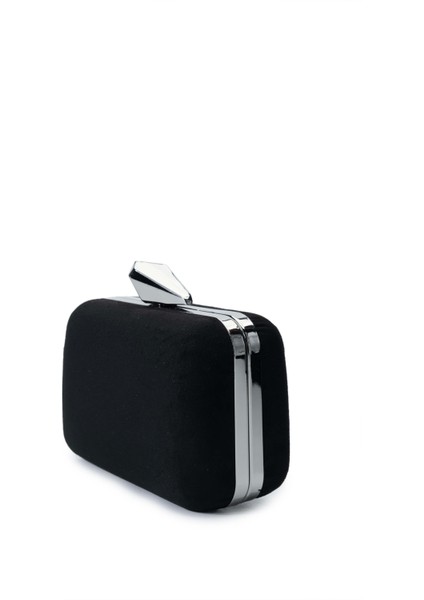 Kadın Vegan Siyah Süet El Çantası 1083 002 Bn Cnt SK24-25 Sıyah Suet modelleri