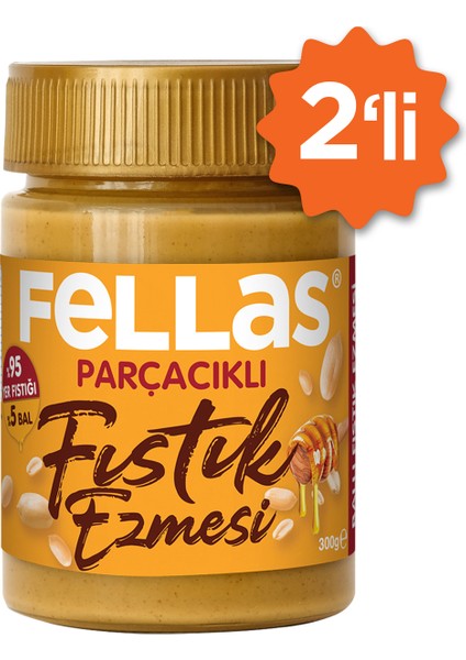 Ballı Fıstık Ezmesi 300g x 2