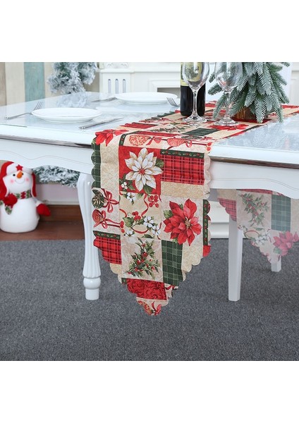 Noel Dekorasyon Masa Bayrağı (Yurt Dışından)