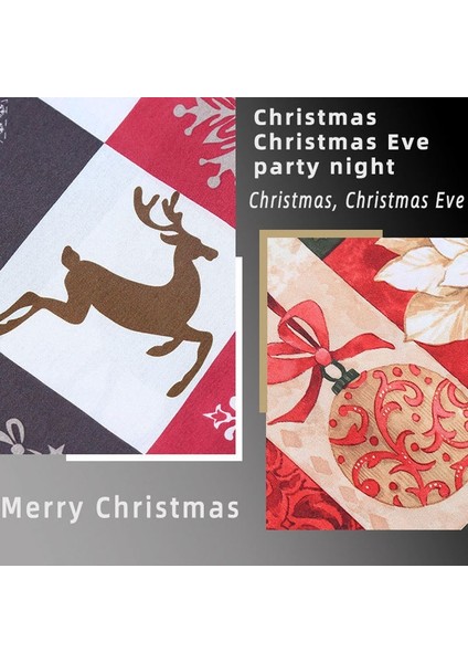 Noel Dekorasyon Masa Bayrağı (Yurt Dışından) modelleri