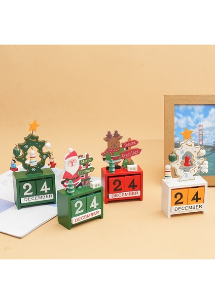 Noel Arifesi Masaüstü Takvimi Süsleme Noel Baba (Yurt Dışından) fiyatları