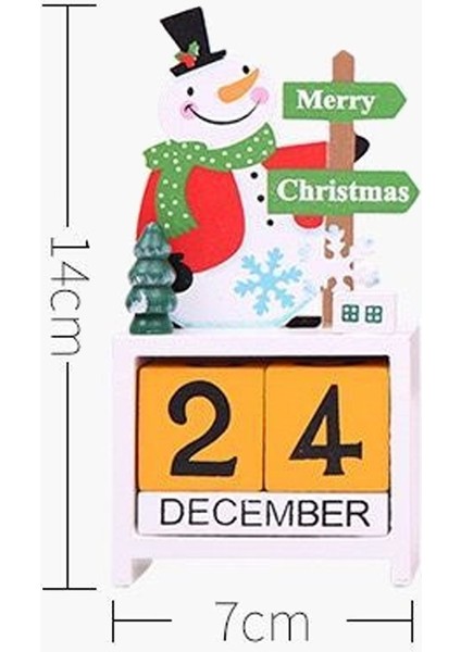 Noel Arifesi Masaüstü Takvimi Süsleme Noel Baba (Yurt Dışından) modelleri